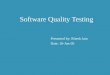 Software Quality Testing