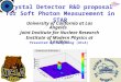 Crystal Detector R&D proposal for Soft Photon Measurement in STAR