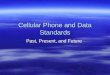 Cellular Phone and Data Standards