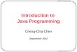 Introduction to  Java Programming