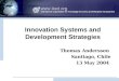 Innovation Systems and Development Strategies