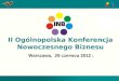 II Og³lnopolska Konferencja Nowoczesnego Biznesu