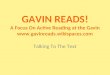 GAVIN READS! A Focus On Active Reading at the Gavin