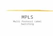 MPLS Multi Protocol Label Switching