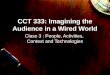 CCT 333: Imagining the Audience in a Wired World