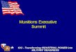 Munitions Executive  Summit