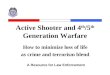 Active Shooter and 4 th /5 th  Generation Warfare