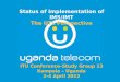 ITU Conference-Study Group 13 Kampala – Uganda 2-4 April 2012