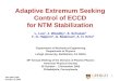 Adaptive Extremum Seeking Control of ECCD for NTM Stabilization
