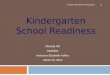 Kindergarten School Readiness