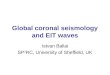 Global coronal seismology and EIT waves