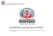 Guidelines Using Social Sites