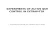 EXPERIMENTS OF ACTIVE QSH CONTROL IN EXTRAP-T2R