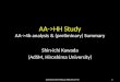 AA->HH Study AA->4b analysis &  (preliminary)  Summary