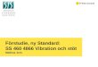 Förstudie, ny Standard:  SS 460 4866 Vibration och stöt Mathias Jern