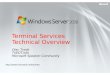 Terminal Services Technical Overview