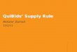 QuiBids’ Supply Rule