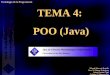 TEMA 4:  POO (Java)
