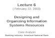 Lecture 6 ( February 22, 2003)