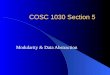 COSC 1030 Section 5
