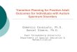 Transition Planning for Positive Adult Outcomes for Individuals with Autism Spectrum Disorders