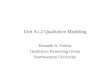 Unit A1.2 Qualitative Modeling
