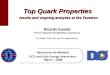Top Quark Properties results and ongoing analyses at the Tevatron