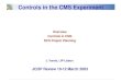 Overview Controls in CMS DCS Project Planning