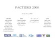 PACTIDES 2000 10-14 June, 2000