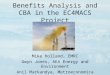 Benefits Analysis and CBA in the EC4MACS Project