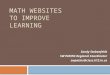 Math Websites  to Improve Learning