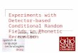 Experiments with Detector-based Conditional Random Fields in Phonetic Recogntion