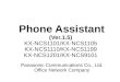 Phone Assistant (Ver.1.5) KX-NCS1101/KX-NCS1105 KX-NCS1110/KX-NCS1199 KX-NCS1201/KX-NCS9101