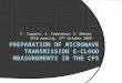 Preparation of Microwave transmission E-Cloud measurements in the CPS