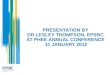 PRESENTATION BY  DR LESLEY THOMPSON, EPSRC  AT PHEE ANNUAL CONFERENCE  11 JANUARY 2012