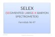 SELEX ( SE GMENTED  L ARG E - X  BARYON SPECTROMETER) Fermilab 96-97