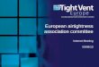 European airtightness association committee Internet Meeting 03/05/13