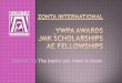 Zonta International YwPA  Awards JMK Scholarships AE Fellowships