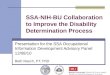 SSA-NIH-BU Collaboration to Improve the Disability Determination Process