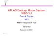 ATLAS Endcap Muon System WBS 3.5