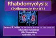 Rhabdomyolysis: Challenges in the ICU