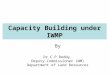 Capacity Building under IWMP