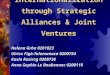 Internationalization through Strategic Alliances & Joint Ventures