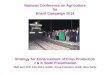 National Conference on Agriculture for Kharif  Campaign 2014