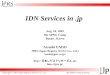 IDN Services in .jp