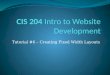 CIS 204  Intro to Website Development