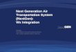 Next Generation Air Transportation System (NextGen):  Wx Integration