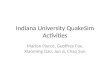Indiana University  QuakeSim  Activities