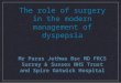 The role of surgery in the modern management of dyspepsia