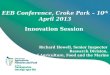 EEB Conference,  Croke  Park – 10 th  April 2013 Innovation Session